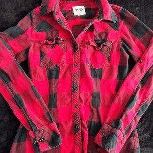 Thread & Supply Women's Red Flannel Top